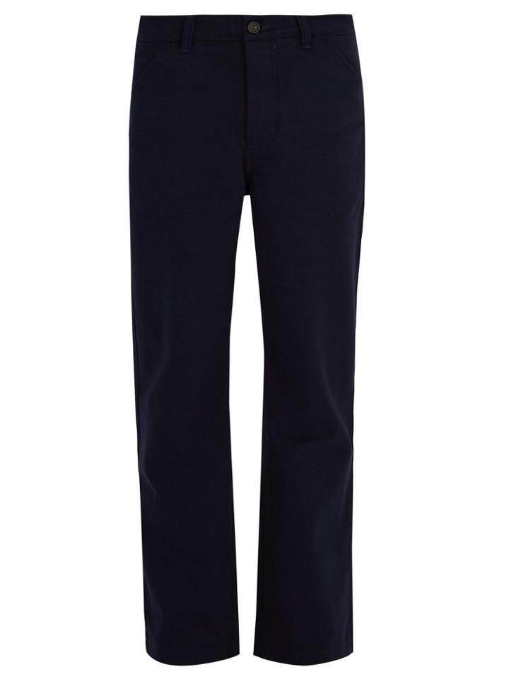 Acne Studios Workwear Straight-cut Denim Chino Trousers
