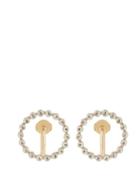 Charlotte Chesnais Saturn Small Diamond & Yellow-gold Earrings