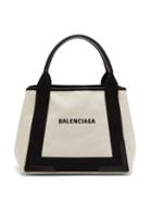 Matchesfashion.com Balenciaga - Cabas Canvas Tote Bag - Womens - Cream Multi