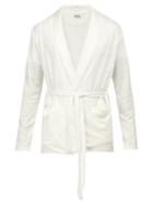 Matchesfashion.com Hecho - Open Front Linen Cardigan - Mens - Ivory