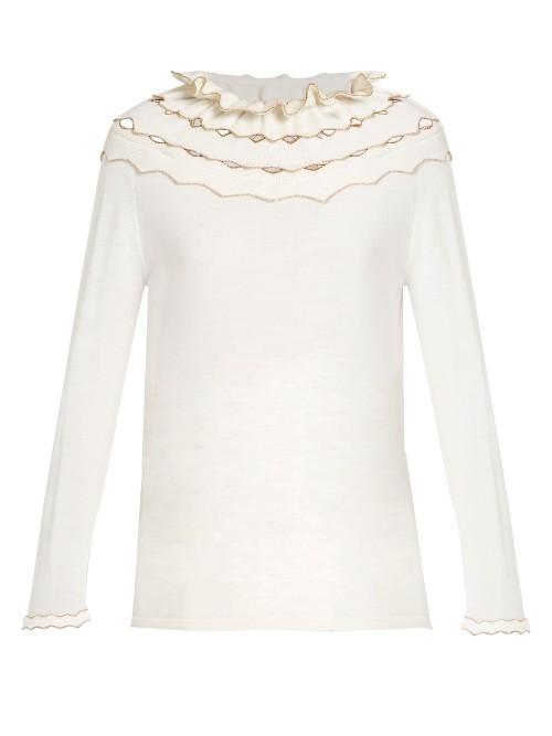 Alex Gore Browne Carnival Wool And Cashmere-blend Sweater