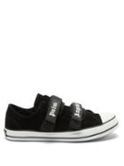 Matchesfashion.com Palm Angels - Suede Trainers - Mens - Black