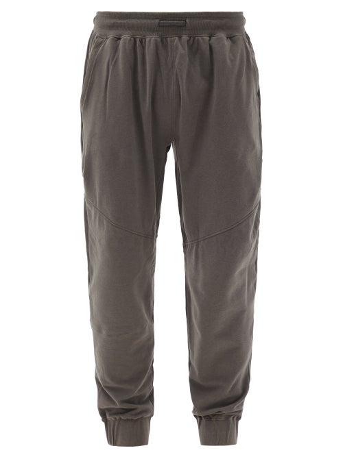 Matchesfashion.com Lahgo - Drawcord-waist Pima-cotton Blend Pyjama Trousers - Mens - Grey