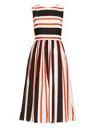 Dolce & Gabbana Striped Sleeveless Cotton Dress