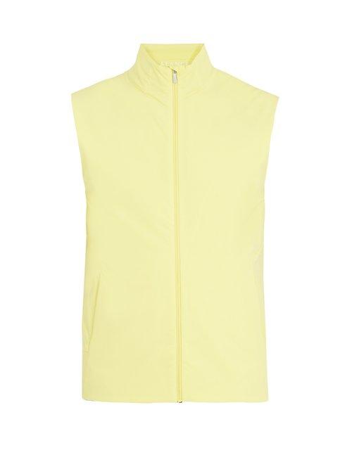 Matchesfashion.com Aeance - Lightweight Sleeveless Padded Gilet - Mens - Yellow