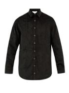 Matchesfashion.com King & Tuckfield - Oversized Cotton-corduroy Shirt - Mens - Green
