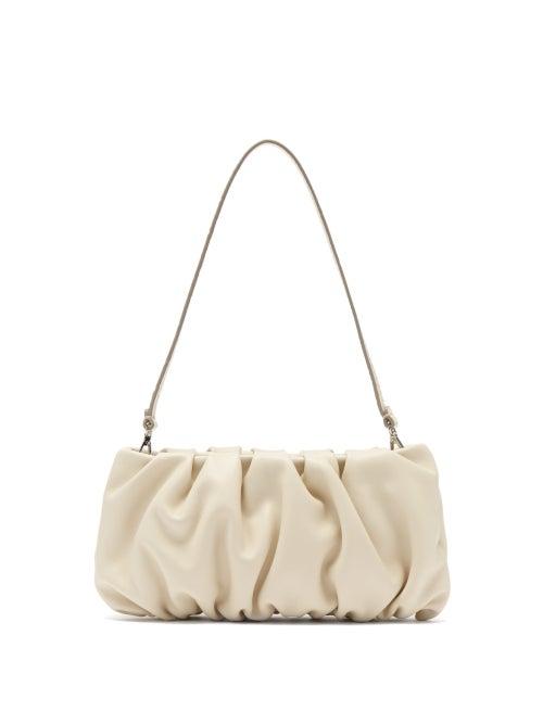 Matchesfashion.com Staud - Bean Leather Shoulder Bag - Womens - Cream