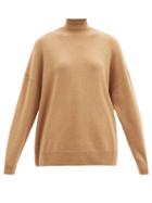 The Row - Dohan High-neck Cashmere Sweater - Womens - Camel