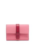 Matchesfashion.com Loewe - Anagram Grained Leather Wallet - Womens - Pink