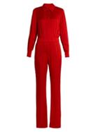 Sonia Rykiel Point-collar Long-sleeved Cady Jumpsuit