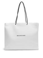 Matchesfashion.com Balenciaga - Shopping Tote East West L - Womens - White Black