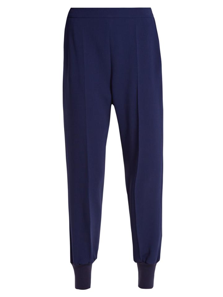 Stella Mccartney Julia Stretch Crepe-cady Trousers