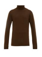 Matchesfashion.com Margaret Howell - Roll Neck Wool Blend Sweater - Mens - Green