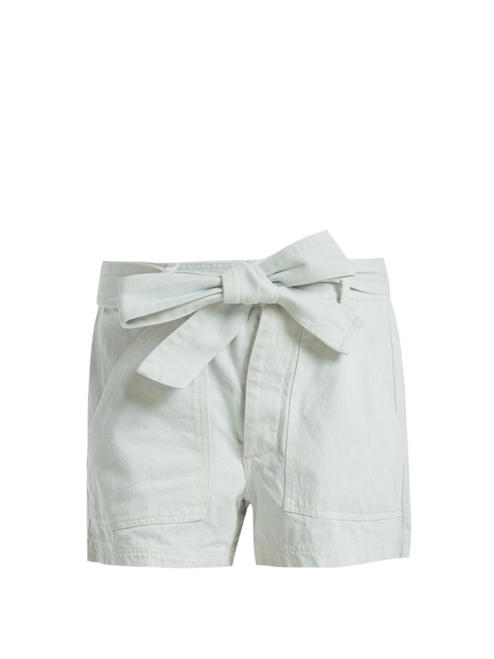 Apiece Apart Merida High-rise Denim Shorts