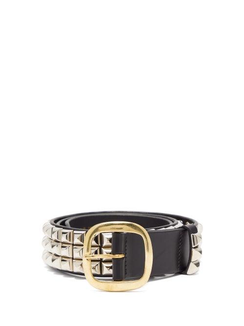 Matchesfashion.com Charles Jeffrey Loverboy - Studded Leather Belt - Womens - Black