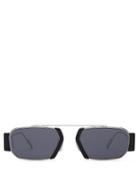 Matchesfashion.com Dior Homme Sunglasses - Diorchroma2 Square Frame Metal Sunglasses - Mens - Silver