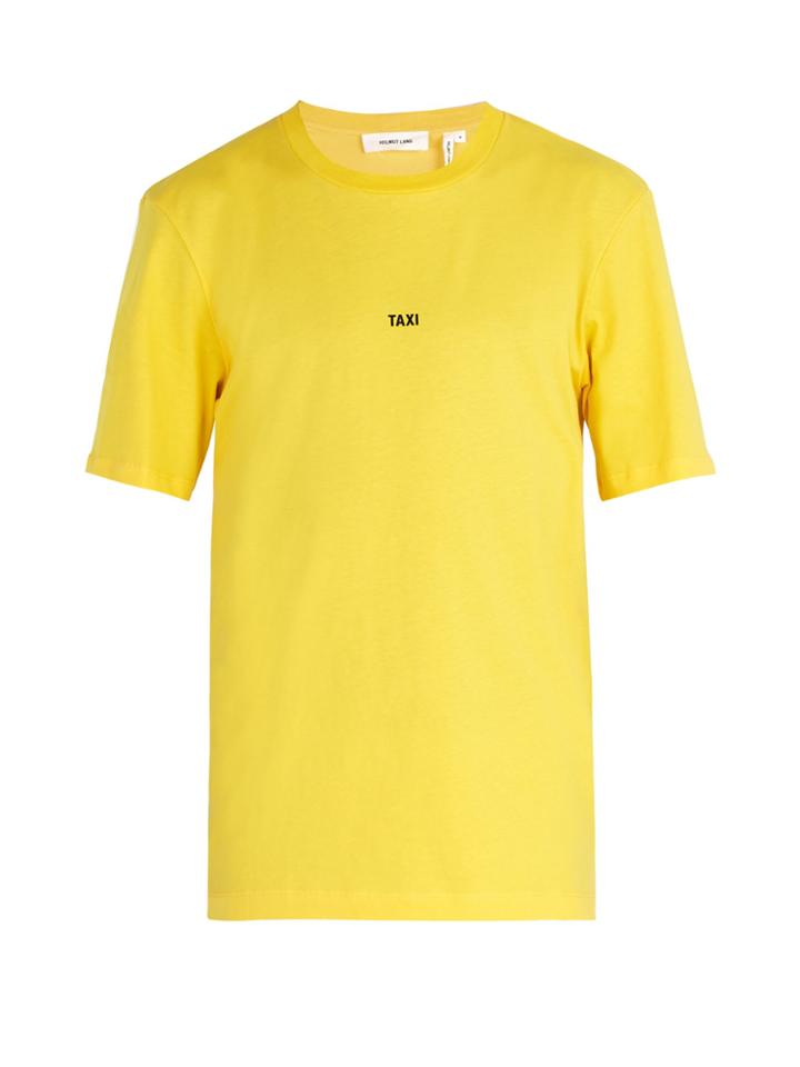 Helmut Lang Taxi-print Cotton-jersey T-shirt