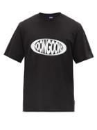 Matchesfashion.com Noon Goons - Verified Logo-print Cotton-jersey T-shirt - Mens - Black