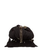 Matchesfashion.com Rosantica - Monela Mini Tassel Drawstring Cross-body Bag - Womens - Black Multi