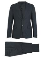 Prada Single-breasted Checked Wool Suit