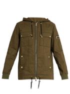 Balmain Zip-through Cotton Hooded Jacket