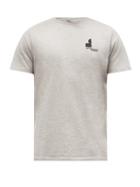 Matchesfashion.com Isabel Marant - Zafferh Logo-print Cotton-jersey T-shirt - Mens - Grey