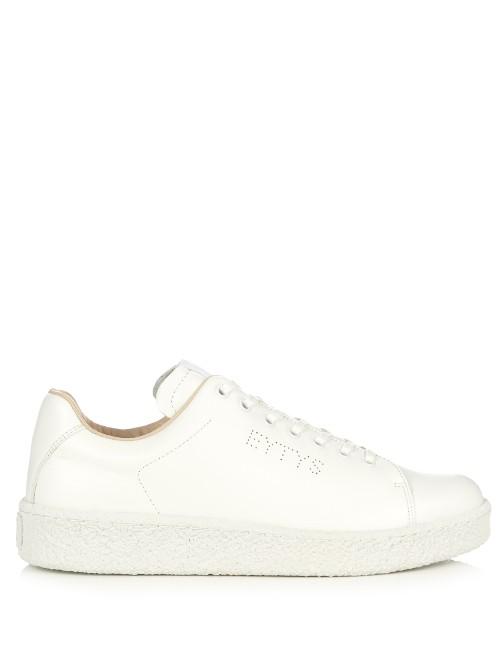 Eytys Ace Logo-debossed Leather Trainers