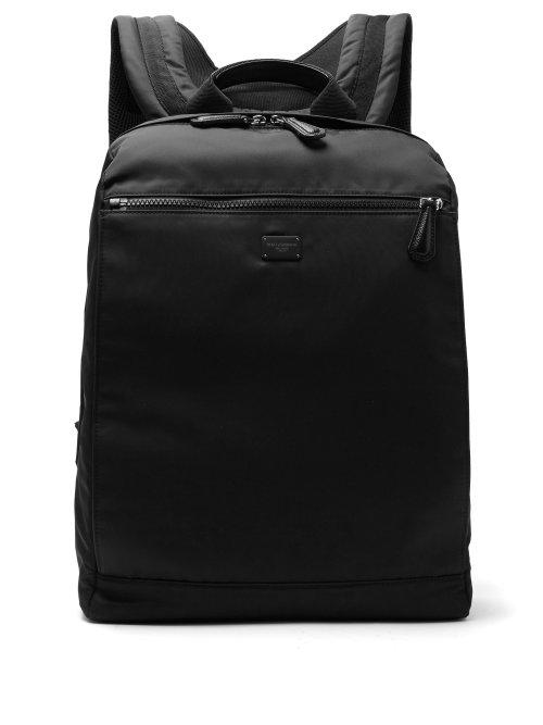 Matchesfashion.com Dolce & Gabbana - Nylon Backpack - Mens - Black