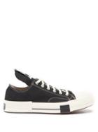 Rick Owens Drkshdw X Converse - Drkstar Chuck 70 Canvas Trainers - Mens - Black