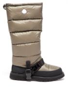 4 Moncler Hyke - Mhyke Long Quilted-nylon Snow Boots - Womens - Black Grey