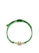 Yvonne Lon - Crab Diamond, Tsavorite & 9kt Gold Bracelet - Womens - Green