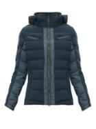 Matchesfashion.com Capranea - Vanta Down Filled Quilted Ski Jacket - Womens - Dark Grey