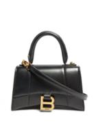 Matchesfashion.com Balenciaga - Hourglass Xs Leather Shoulder Bag - Womens - Black