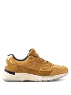 New Balance - Made In Usa 992 Leather Trainers - Mens - Yellow Multi