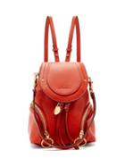 Matchesfashion.com See By Chlo - Olga Grained Leather Backpack - Womens - Red