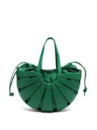 Matchesfashion.com Bottega Veneta - Leather Basket Bag - Womens - Green