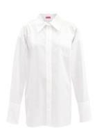 Matchesfashion.com Gauge81 - Chania Oversized Cotton-poplin Shirt Dress - Womens - White
