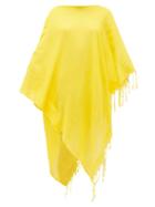 Matchesfashion.com Su Paris - Syama Tasselled Cotton Kaftan - Womens - Yellow