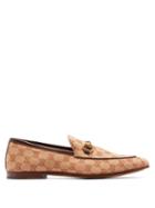 Matchesfashion.com Gucci - Jordaan Gg Canvas Loafers - Mens - Brown