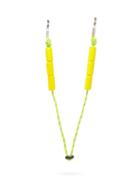 Matchesfashion.com Loewe Paula's Ibiza - Floaters Foam And Cord Glasses Chain - Womens - Yellow