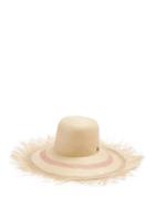 Matchesfashion.com Fil Hats - Bali Buntal Striped Wide Brimmed Straw Hat - Womens - Beige