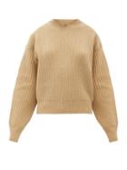 Matchesfashion.com Joseph - Ribbed-knit Wool Sweater - Womens - Camel