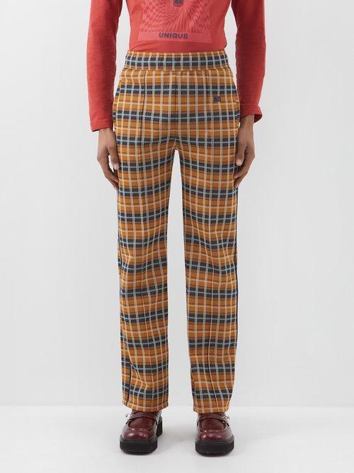 Wales Bonner - Samuel Check-jacquard Track Pants - Mens - Multi