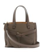 Matchesfashion.com Loewe - Gate Small Grained-leather Tote Bag - Womens - Dark Grey