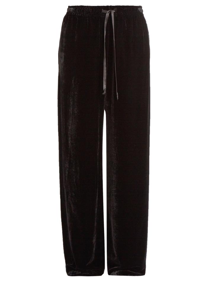 Raey Wide-leg Velvet Trousers