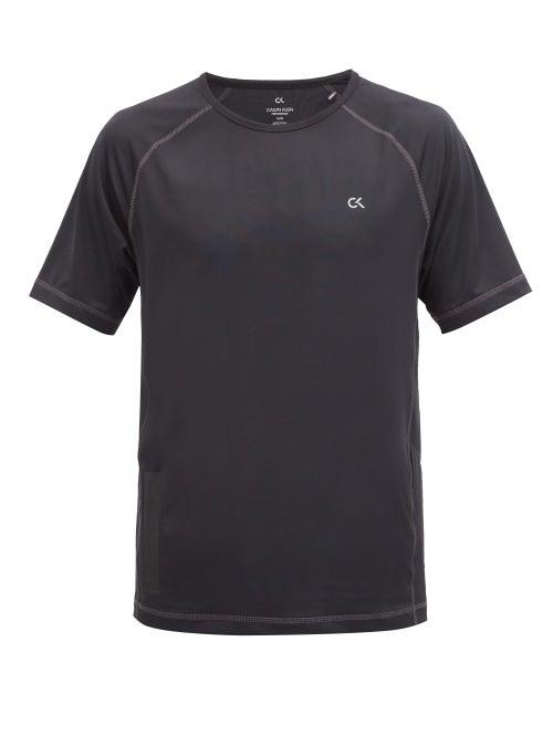 Matchesfashion.com Calvin Klein Performance - Side-pocket Stretch-jersey T-shirt - Mens - Black