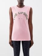 The Upside - Logo-print Organic-cotton Tank Top - Womens - Pink