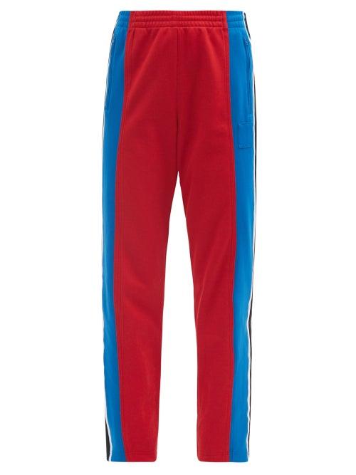 Ladies Rtw Colville - Striped Upcycled-jersey Straight-leg Track Pants - Womens - Multi