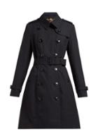 Matchesfashion.com Burberry - Chelsea Double-breasted Cotton Trench Coat - Womens - Navy