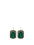 Matchesfashion.com Alison Lou - Cocktail Emerald And 14kt Gold Earrings - Womens - Green